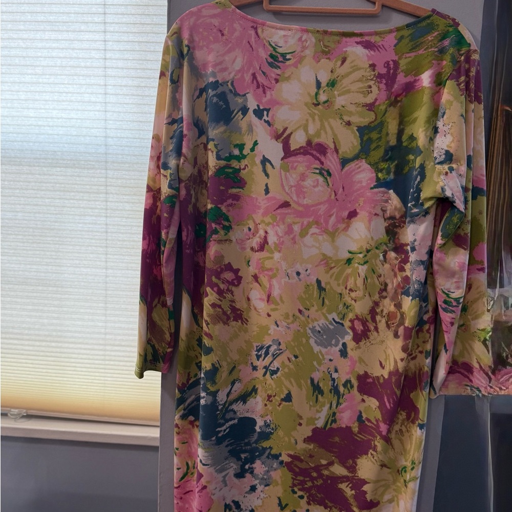 BCBG Aziria Floral, 3/4 of a sleeve dress